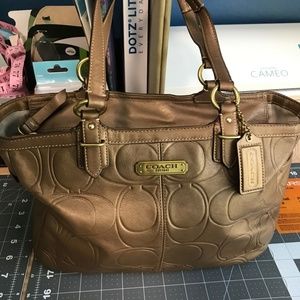 Coach Copper/Brown Purse